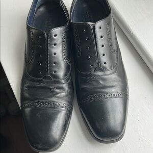 Cole Haan Men's Black Leather Oxford Shoes